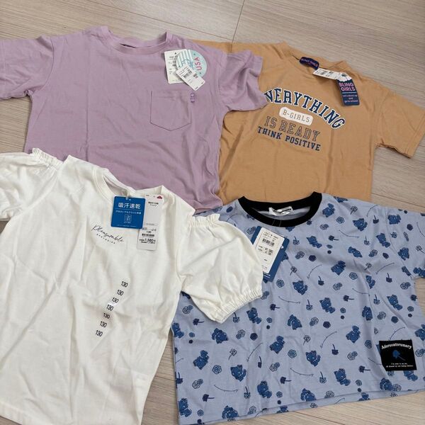 新品 5412円→2222円 女の子 Tシャツ 4枚