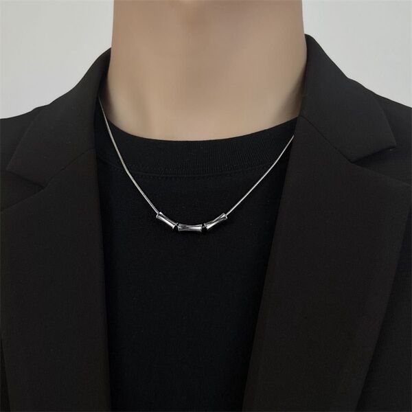 新品 ファッション ネックレス メンズ レディース シルバー 男女兼用 韓国