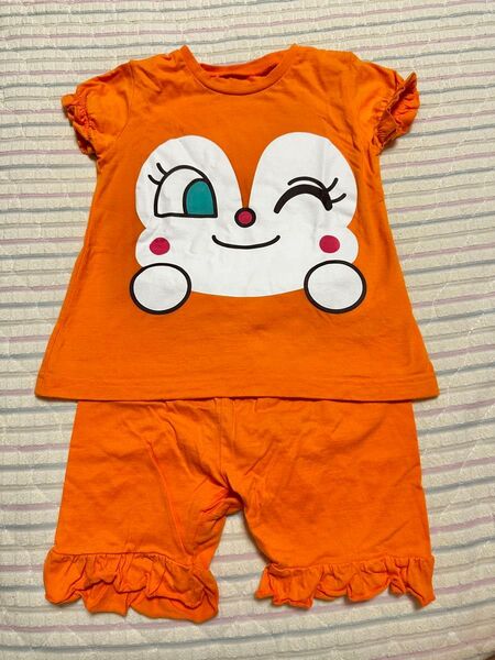 アンパンマン ドキンちゃん パジャマ 夏服 半袖 サイズ80