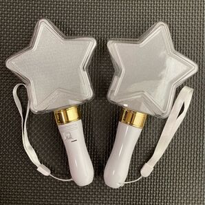 15色のカラーチェンジ・星型LEDペンライト 2本セット