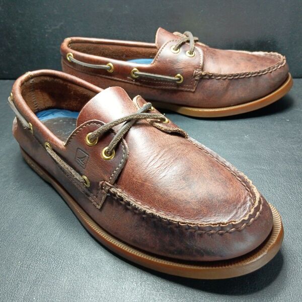 26.5cm スペリー トップサイダー SPERRY TOPSIDER デッキシューズ ボートシューズ ブラウン