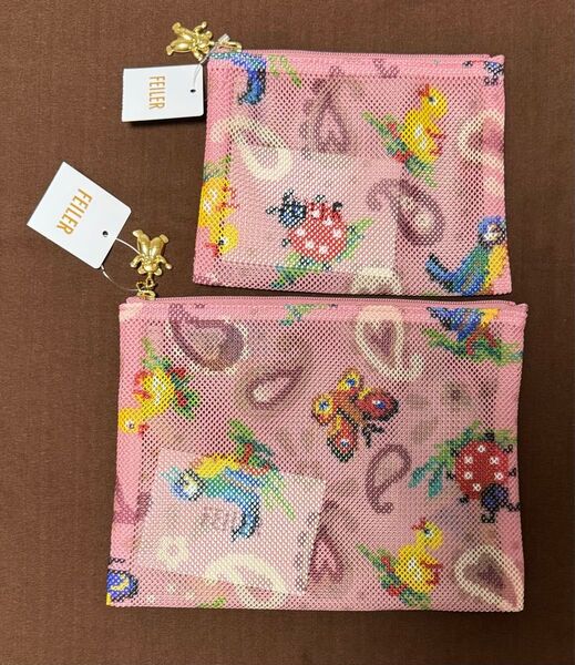 フェイラー ハイジ ペイズリー メッシュポーチSM