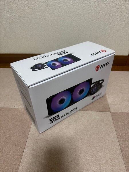 「MSI MAG CORELIQUID 240R」 RGB CPUクーラー 240mmファン装着可能 ラジエーターのみ