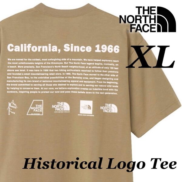 【XL】新品★The North Face★ノースフェイス★ヒストリカルロゴ★半袖 Tシャツ NT32332 32407