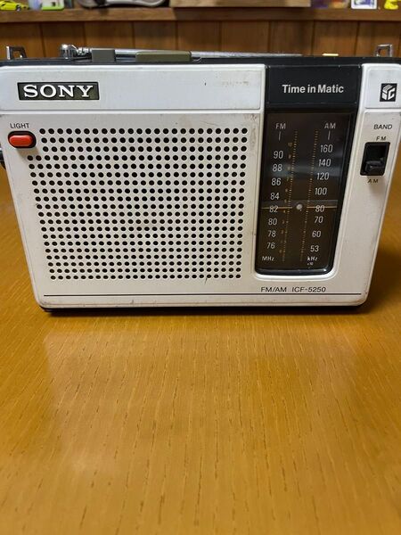 SONY Time in Matic ICF-5250 FM/AMラジオ 昭和 レトロ