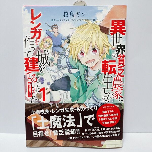 異世界の貧乏農家に転生したので、レンガを作って城を建てることにしました 1巻 漫画 コミックス