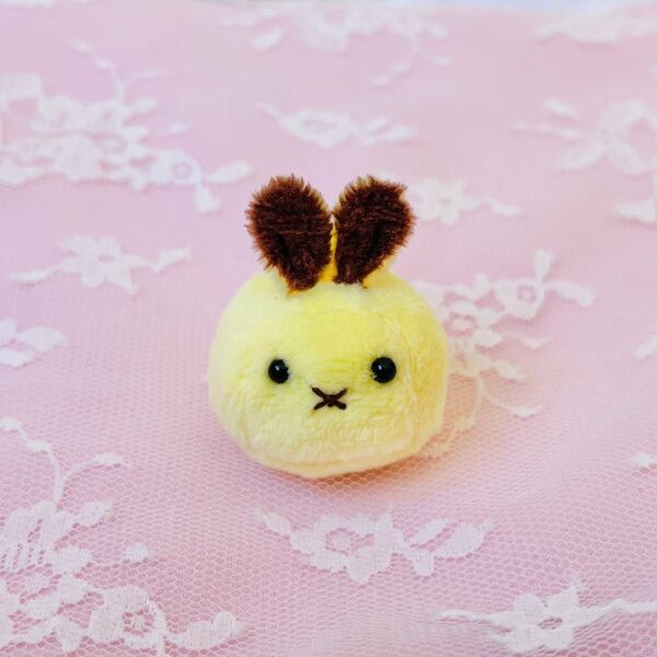 ふわコロちゃん バナナチョコ ハンドメイド ぬいぐるみ うさぎ