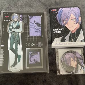 3SKM 榊ネス icouleur コラボ アイシャドウ 缶バッジ アクスタ