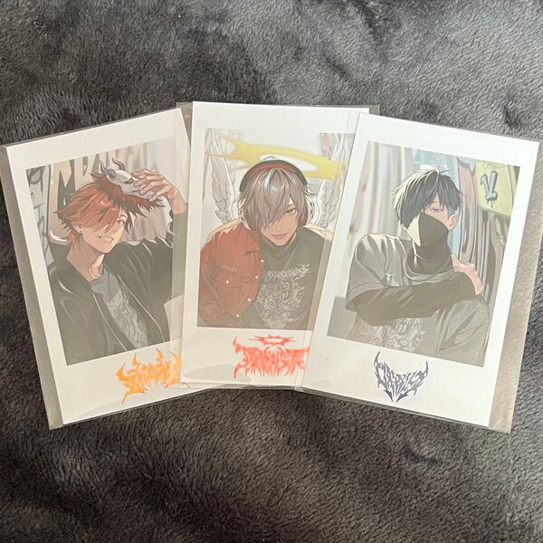 CR ロックの日 Crazy raccoon ありさか Vanilla だるまいずごっど チェキ風カード