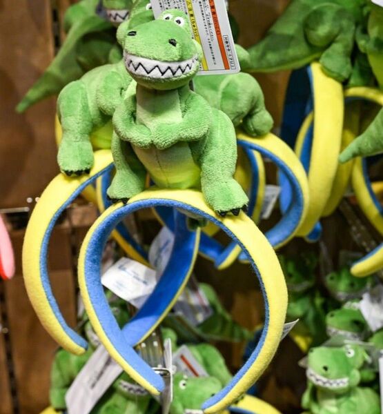 トイ・ストーリーぬいぐるみ付きカチューシャレックス東京ディズニーランドDisneyピクサー