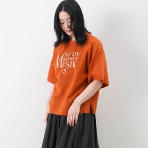 新品タグ付BLANC basque ブランバスク コットンシフォンドビー半袖ブラウス