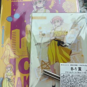【未開封】きゃらっとくじ 五等分の花嫁 中野一花 アクリルアートパネル クリアファイル&ステッカー セット
