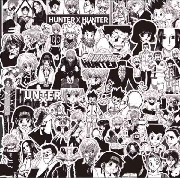 HUNTER×HUNTERモノクロステッカー70枚セット