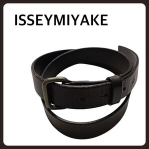 ISSEY MIYAKE ベルト ダークブラウン 濃茶 メンズ パンツ ジーンズ