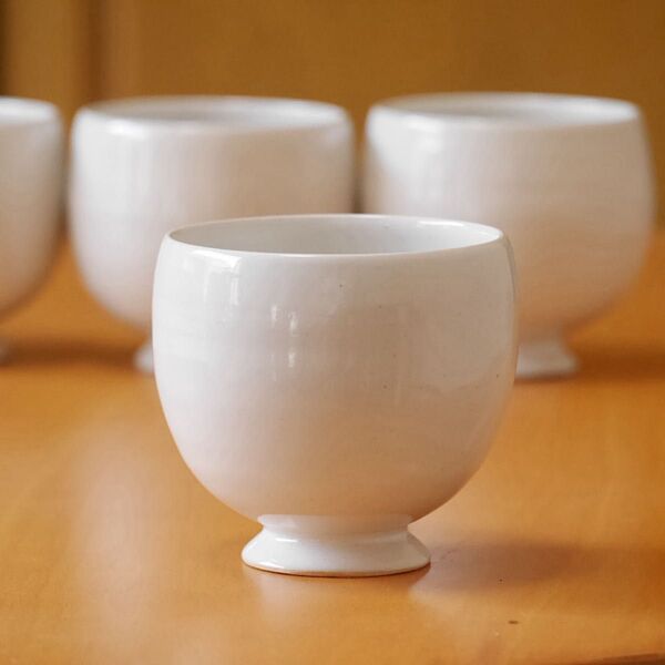 フリーカップ ぽちゃ ② 陶器 食器 おしゃれ 白 ホワイト
