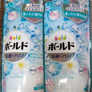 《P&G》 ボールド 爽やかフレッシュフラワーサボンの香り つめかえ用 400g×2本