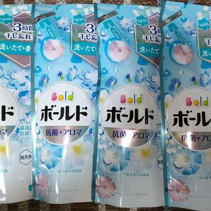 《P&G》 ボールド 爽やかフレッシュフラワーサボンの香り つめかえ用 400g×4本