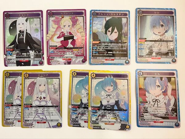 ユニオンアリーナ リゼロ SR+R まとめ売り デッキパーツ