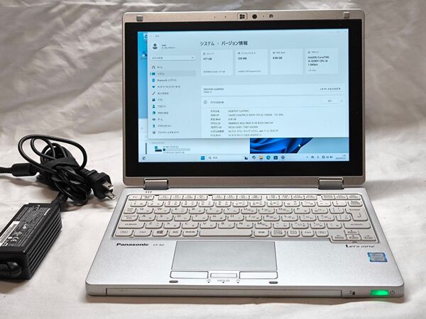 【バッテリー新品】Panasonic Let's note RZ8 (CF-RZ8NRAQP) Core i5 メモリ8GB
