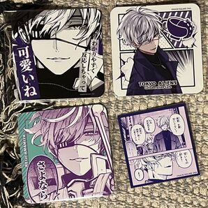 東京エイリアンズ モットカフェ motto cafe ハオハオカフェ コースター イラストカード 雨宮零士 まとめ売り