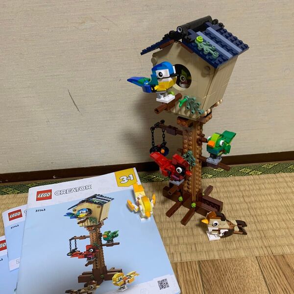 LEGO レゴ クリエイター 3in1 鳥のお家 動物 31143 現状品