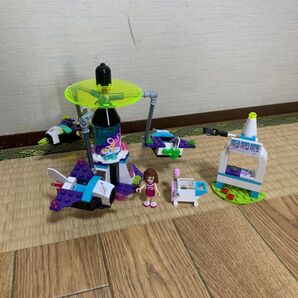 LEGO レゴ フレンズ 遊園地 スペースライド 41128 現状品