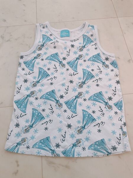 アナ雪 エルサ ディズニー ノースリーブ タンクトップ Tシャツ 120センチ 110センチ