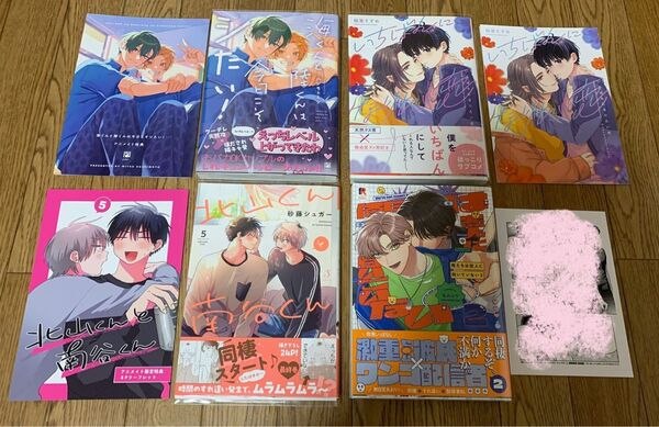『海くんと陸くんは今日こそシたい!』『いちばんになりたい恋』『北山くんと南谷くん5巻』『俺たちは恋人に向いていない2巻』アニメイト