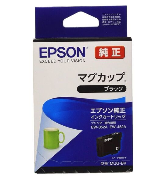 EPSON インクカートリッジ ブラック MUG-BK マグカップ EW-052A EW-452A