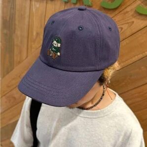 フリークスストア TOMBONIA コラボ キャップ ネイビー 刺繍 キャラクター 帽子 限定