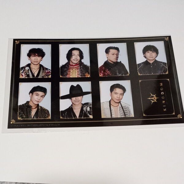 三代目 JSB3 KINGDOM フォトカード IDカード デジタル抽選会 B賞 登坂広臣 今市隆二 岩田剛典 NAOTO