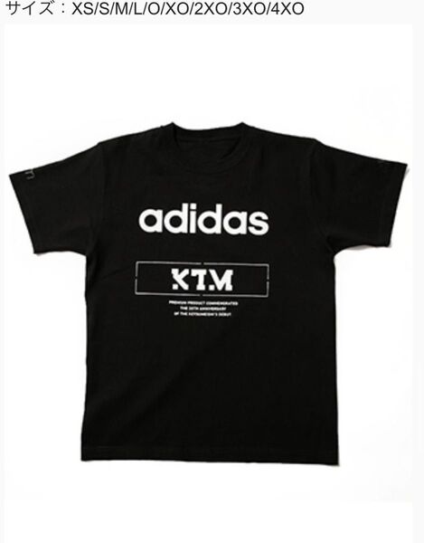 adidas KTM コラボTシャツ 黒 XO