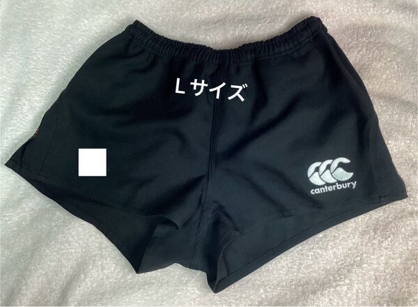コカコーラ レッドスパークス L 短パン 黒 美品 カンタベリー ラグパン