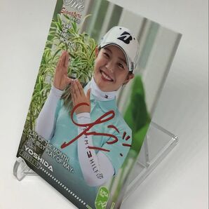 5枚限定【吉田優利】EPOCH ONE ルビー箔 サインカード signatureDECO エポックワン JLPGA 女子ゴルフ