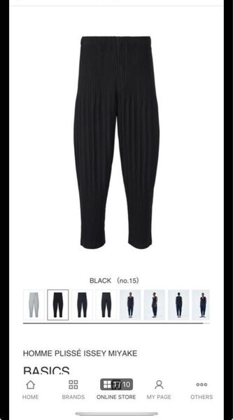HOMME PLISS ISSEY MIYAKE BASICS 消しプリーツ