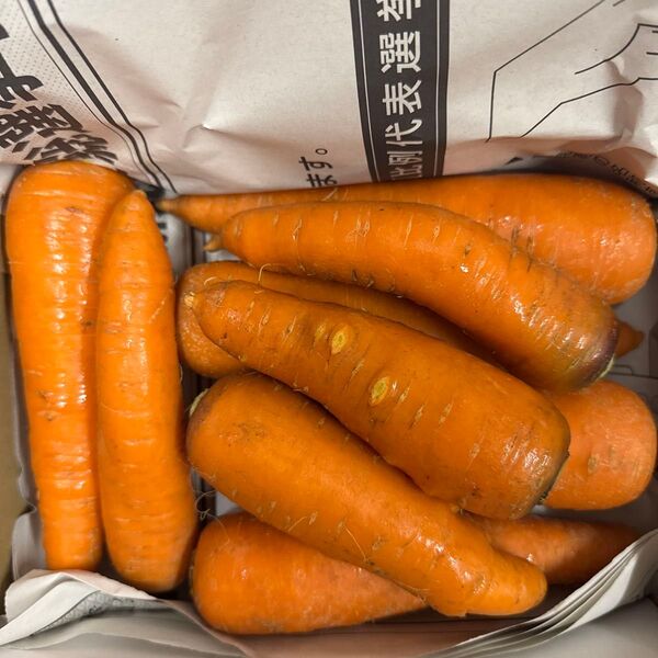 岡山県産無農薬にんじん1.2キロ
