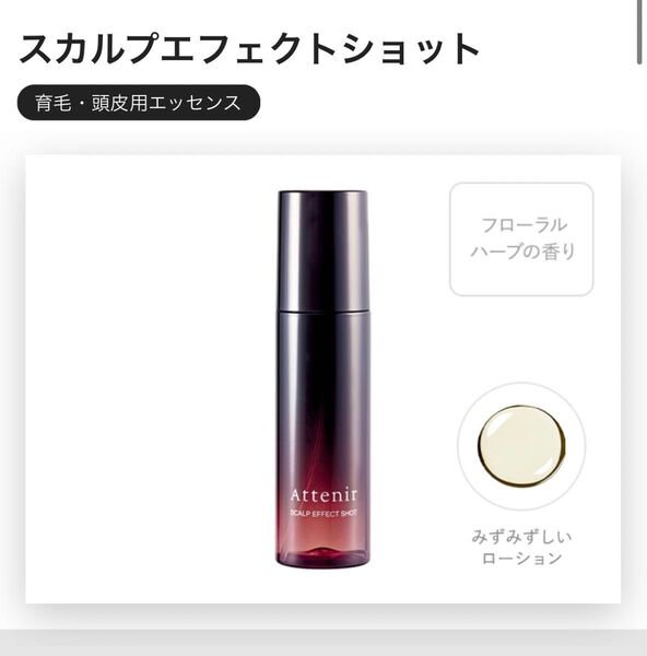 【新品】Attenir スカルプエフェクトショット 100ml アテニア