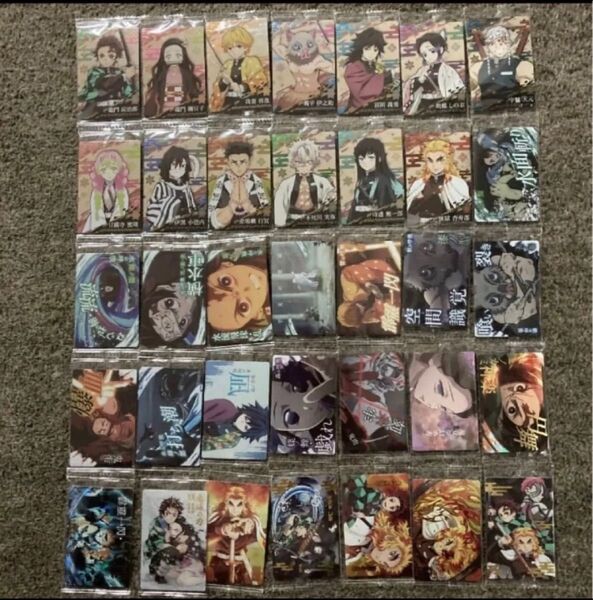 鬼滅の刃ウエハース カード コンプリート