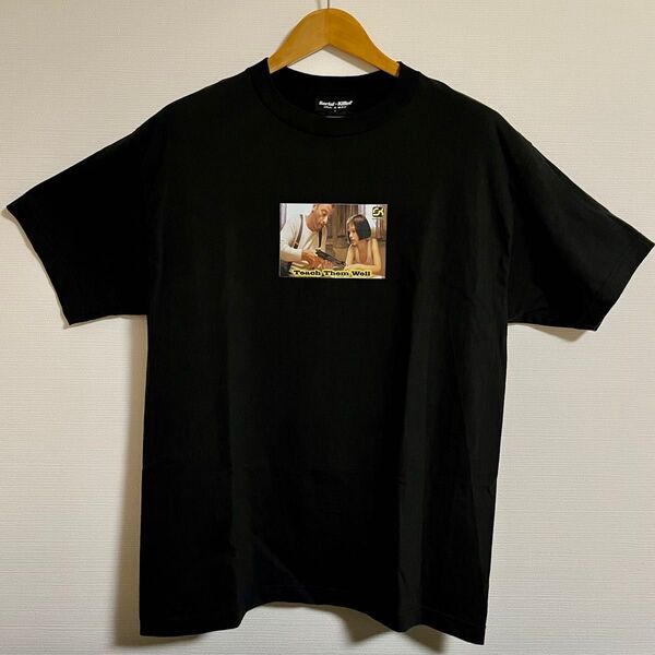 Tシャツ 映画 レオン Movie LEON レオン ジャン・レノ ナタリー・ポートマン ブラック Lサイズ 古着 ヴィンテージ