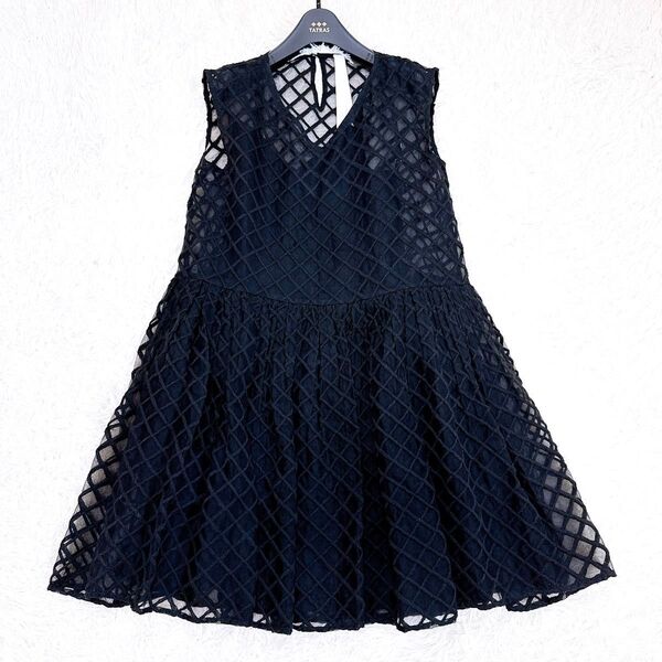 Merlette マーレット DOWSON DRESS ノースリーブワンピース シルク インド製 インナー 定価83000円 S