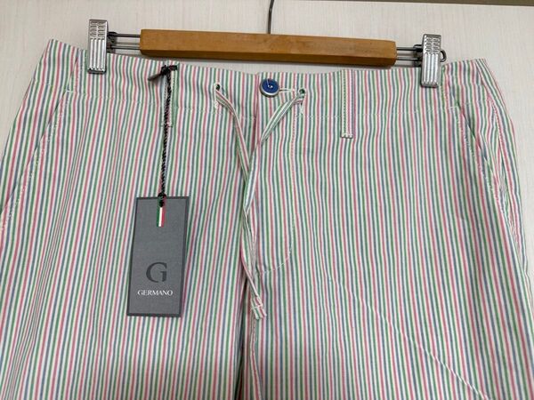 ☆新品☆ GERMANO(ジェルマーノ)ストライプスラックス イタリアンパンツ ボトムス 48