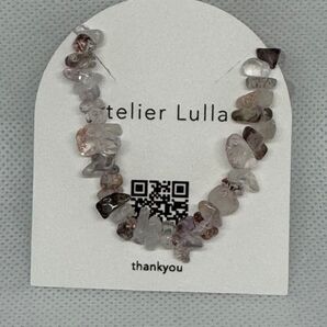 *79【紫水晶のブレスレット】handmadeブレスレット アンクレット 天然石 さざれ