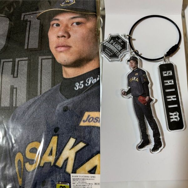 阪神タイガース シークレット ワイヤーリングアクリルキーホルダーTIGERS B-LUCK DYNAMITE SERIES