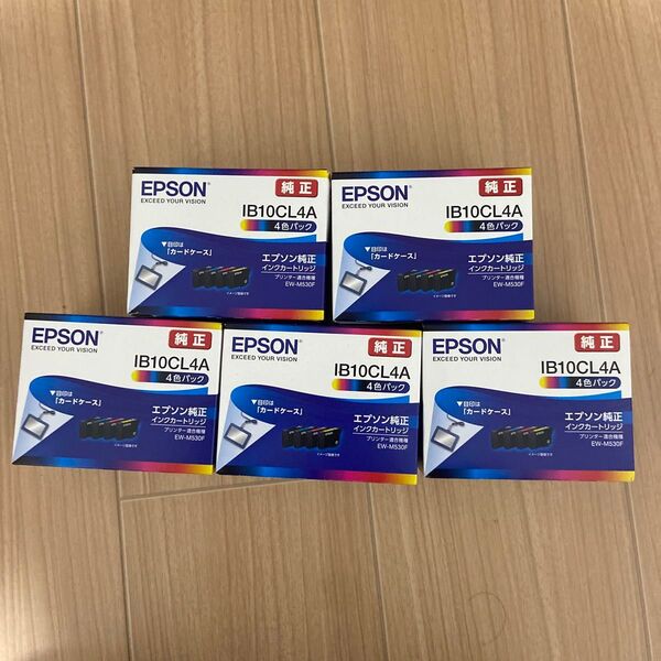 エプソン EPSON IB10CL4A インクカートリッジ 5セット