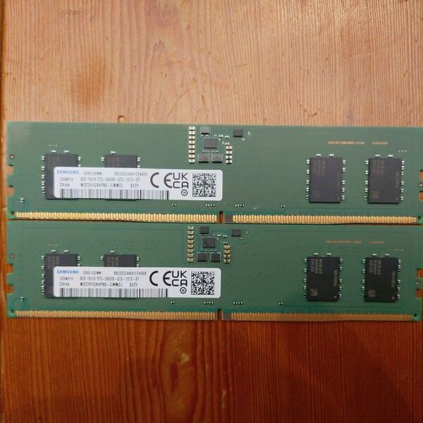 DDR5-5600 8GB x2 16GB Samsung M323R1GB4PB0-CWM0L 動作品