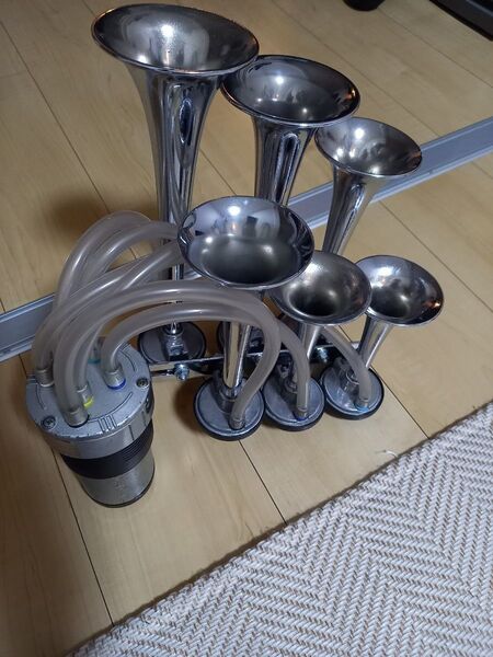 当時物ミュージックホーン ゴッドファーザー 鉄 ラッパ
