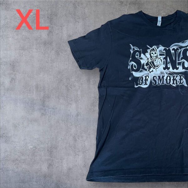 【US古着】ブラック XL Tシャツ 半袖 レギュラー プリント メンズ レディース 大きいサイズ オーバーサイズ