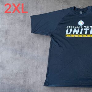 【US古着】ブラック 2XL Tシャツ 半袖 レギュラー プリント メンズ レディース 大きいサイズ オーバーサイズ