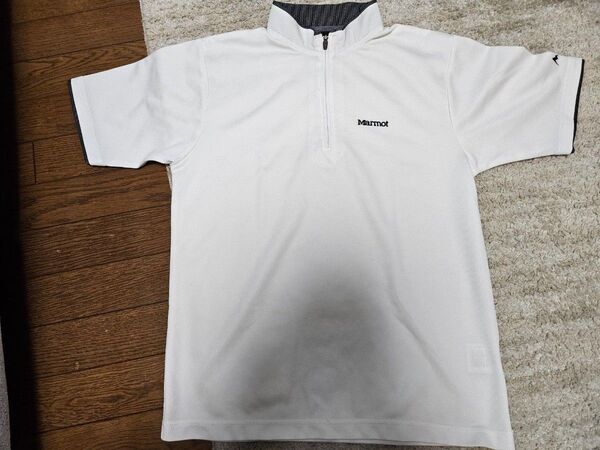 Marmot マーモット 半袖 ハーフジップ ポロシャツ Tシャツ M
