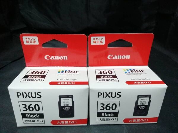 【純正】 キャノン 大容量インクカートリッジ2個 BC-360XL PIXUS TS5430 PIXUS TS5330 対応